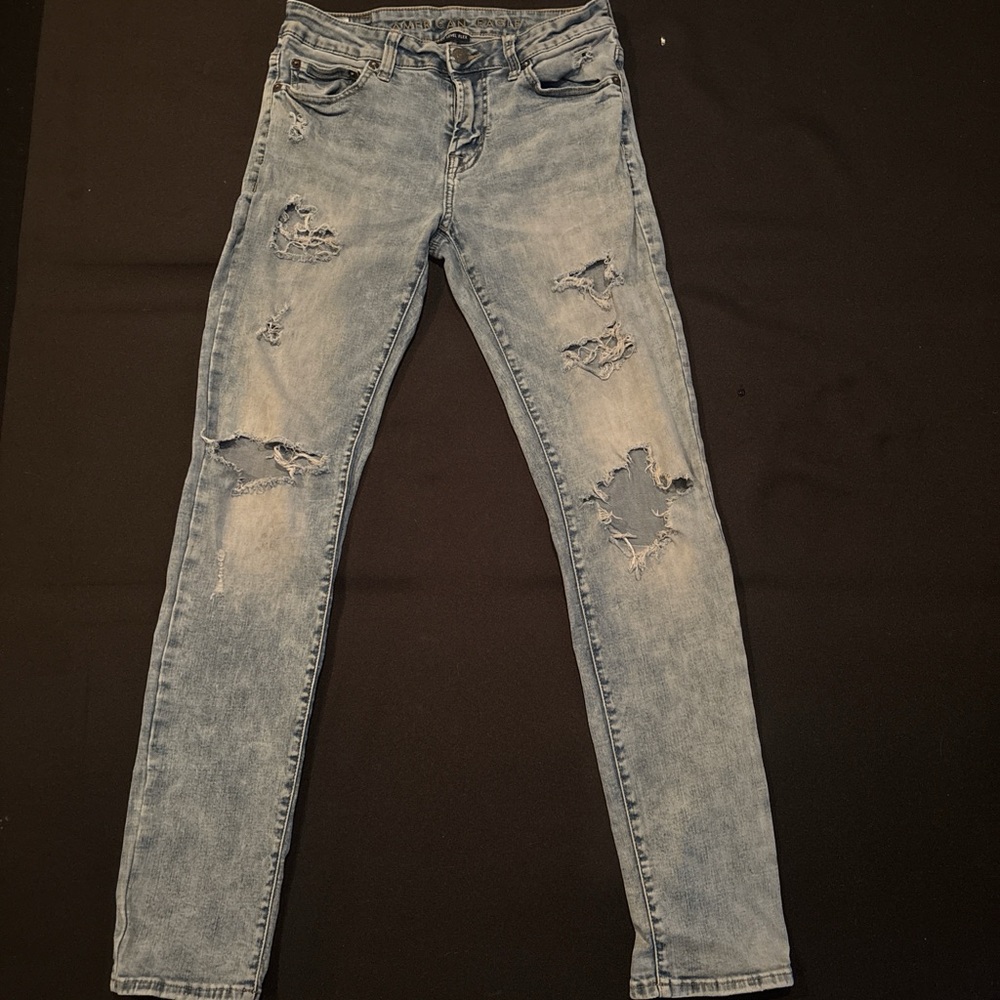 American Eagle Outfitters Light Blue Skinny Jeans